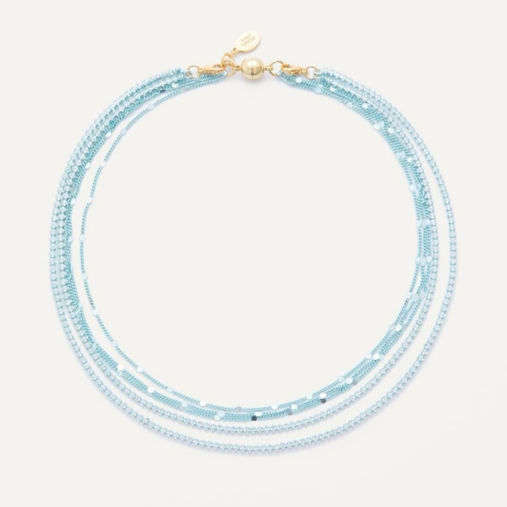NWT MELANIA CLARA Sophie Necklace in Blue